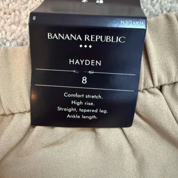Banana Republic Hayden New British Khaki Pants-NWT - Picture 5 of 5